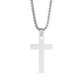 Gold Cross Pendant - 18K PVD Stainless Steel Necklace With Durable Box Chain - Necklaces | Sunflower Soul Boutique
