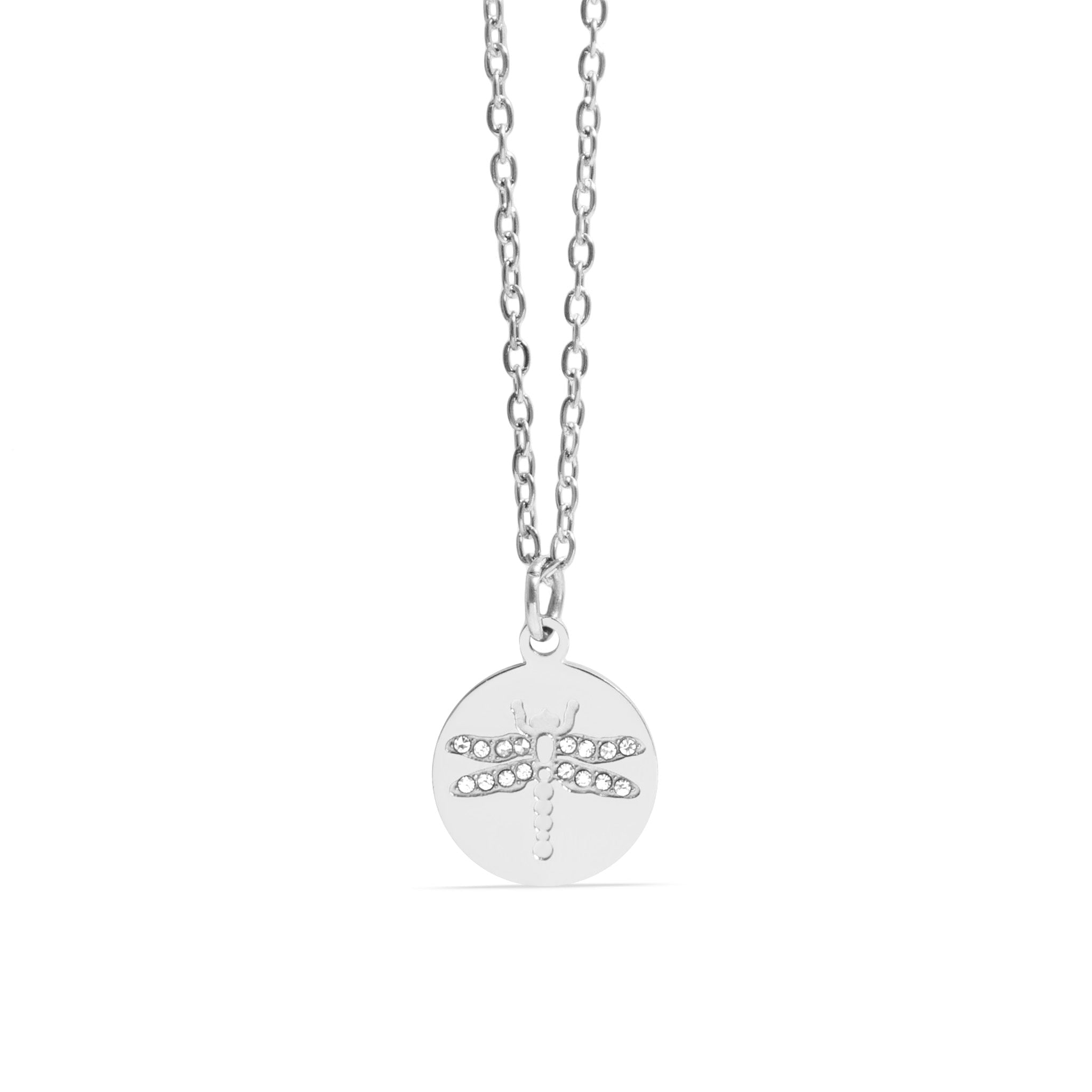 Gold Dragonfly Necklace – 18K Gold Plated Stainless Steel Pendant Jewelry - Necklaces | Sunflower Soul Boutique