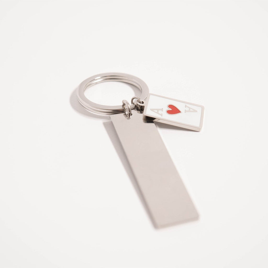 Gold Engraved Keychain – Durable 18K Gold PVD Stainless Steel Accessory - Pendants | Sunflower Soul Boutique