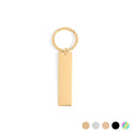 Gold Engraved Keychain – Durable 18K Gold PVD Stainless Steel Accessory - Pendants | Sunflower Soul Boutique