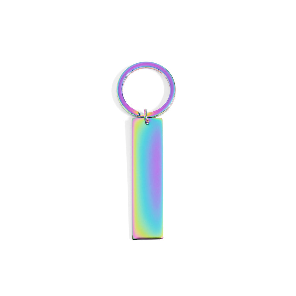 Gold Engraved Keychain – Durable 18K Gold PVD Stainless Steel Accessory - Pendants | Sunflower Soul Boutique