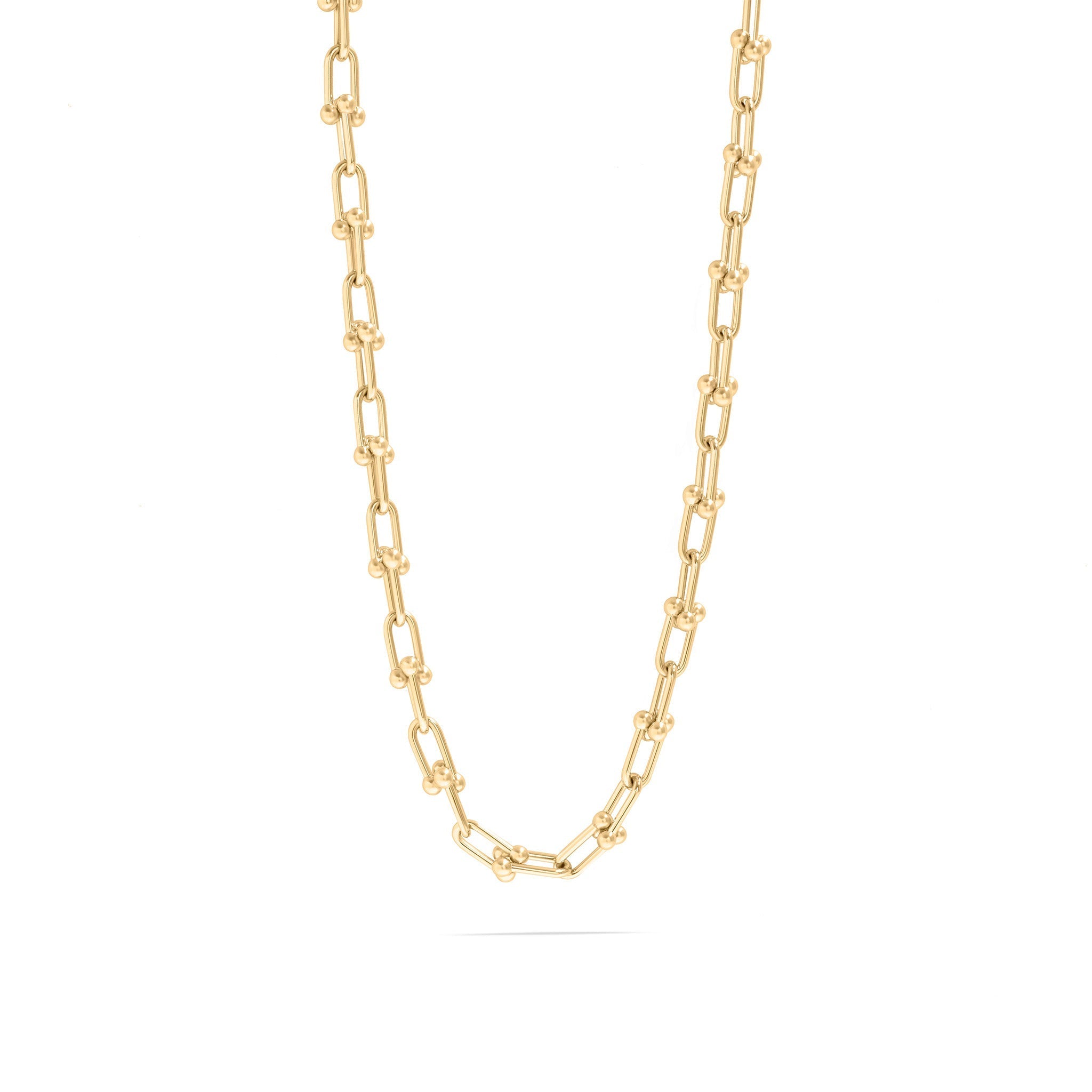 Gold Hardware Necklace – 18K Gold PVD Stainless Steel Chain | Tarnish Resistant Jewelry - Chain | Sunflower Soul Boutique