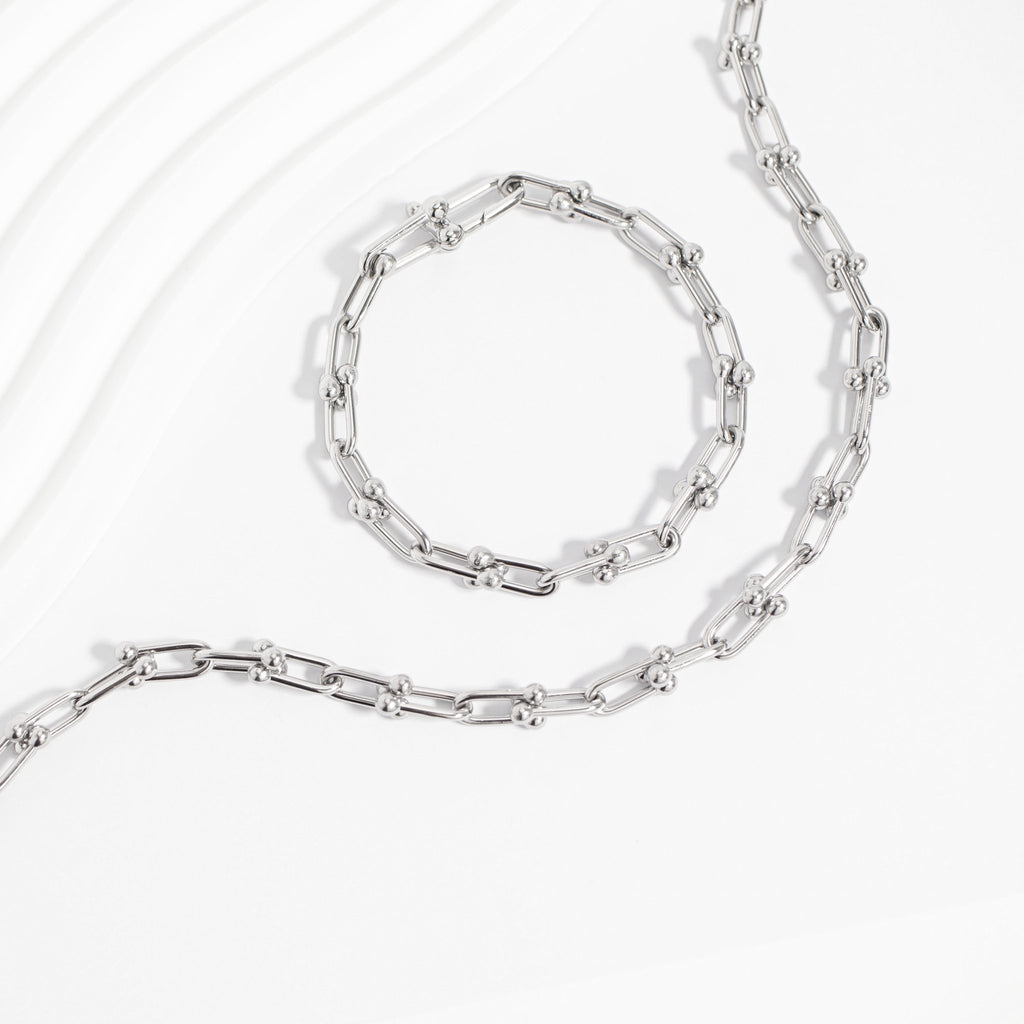 Gold Hardware Necklace – 18K Gold PVD Stainless Steel Chain | Tarnish Resistant Jewelry - Chain | Sunflower Soul Boutique