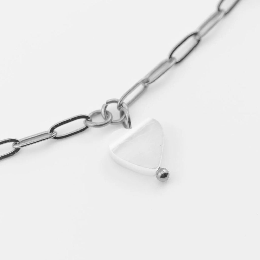 Gold Heart Charm - 18K Gold Charm Bracelet | Tarnish Resistant Shell Design Jewelry - Charms | Sunflower Soul Boutique