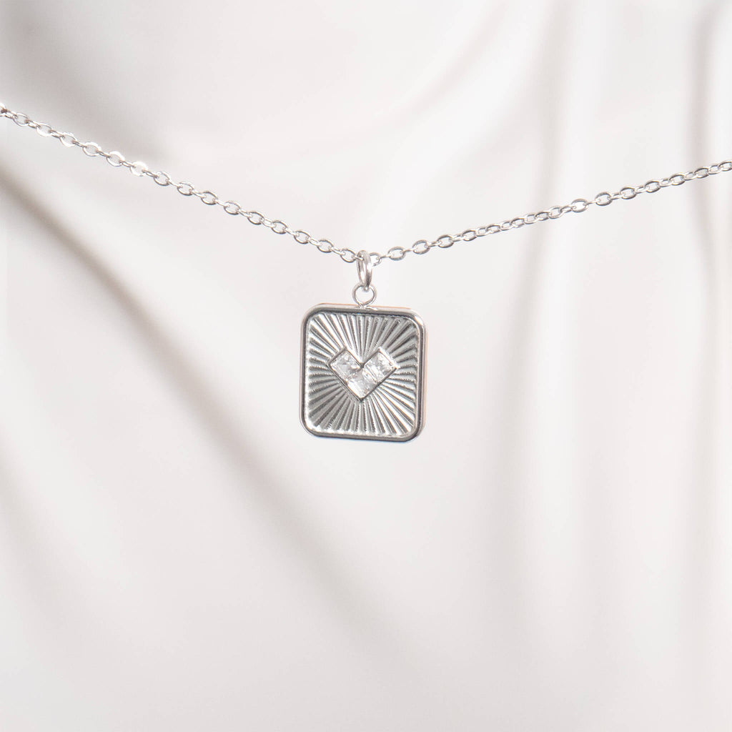 Gold Heart Pendant – Durable 18K Gold Jewelry | Stainless Steel Pendant Charm - charm | Sunflower Soul Boutique