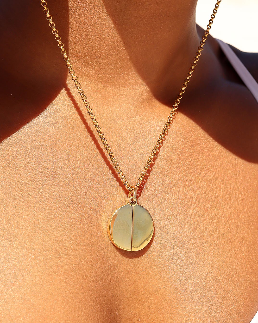 Gold Hidden Message Necklace - Butterfly Opening Pendant | 18K PVD Stainless Steel - Necklaces | Sunflower Soul Boutique