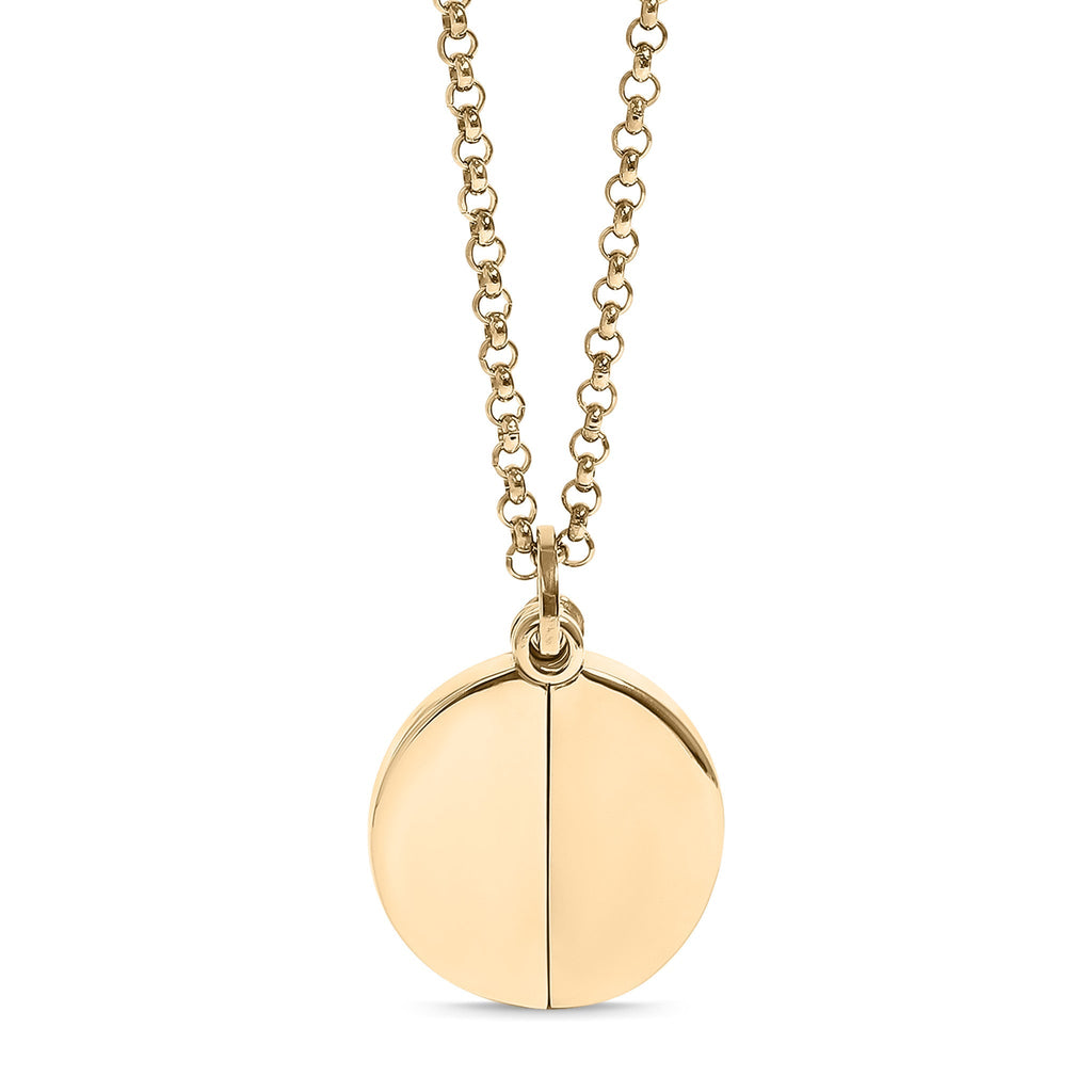 Gold Hidden Message Necklace - Butterfly Opening Pendant | 18K PVD Stainless Steel - Necklaces | Sunflower Soul Boutique