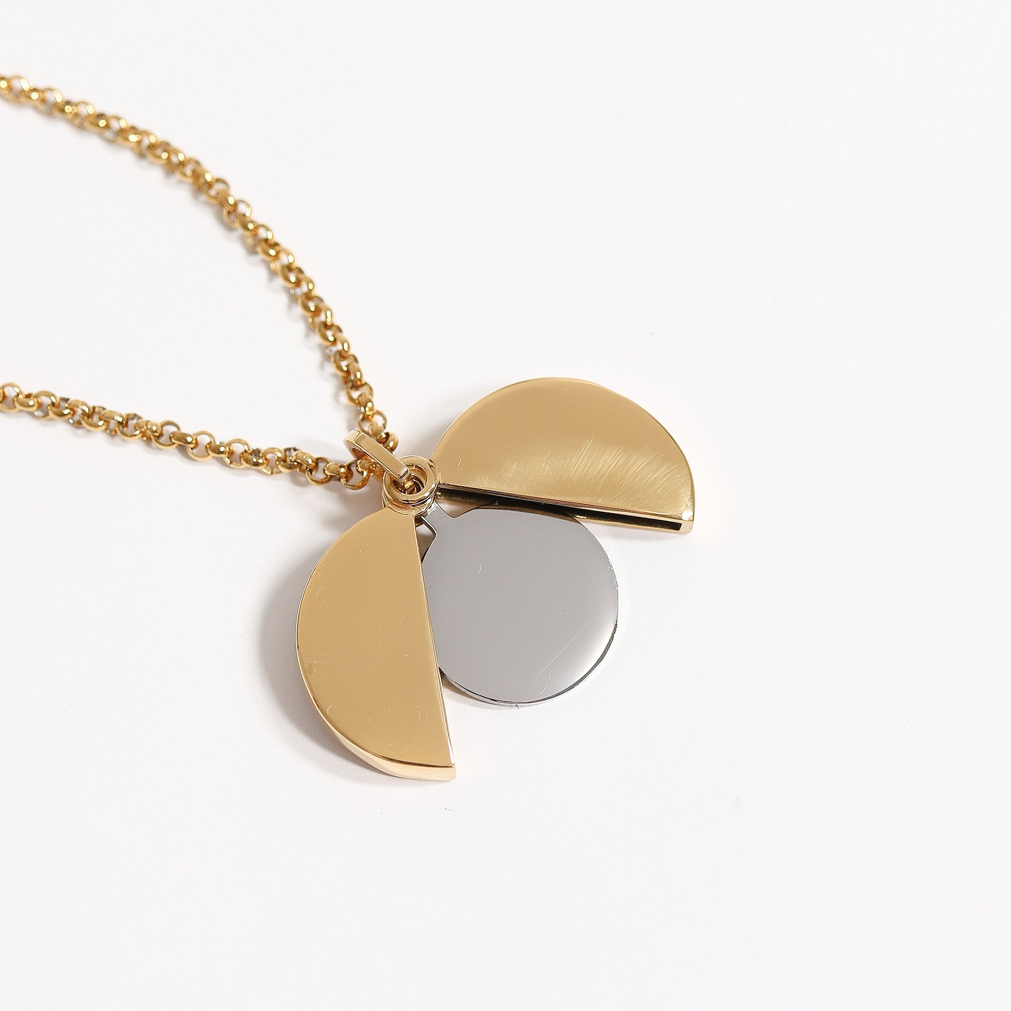 Gold Hidden Message Necklace - Butterfly Opening Pendant | 18K PVD Stainless Steel - Necklaces | Sunflower Soul Boutique