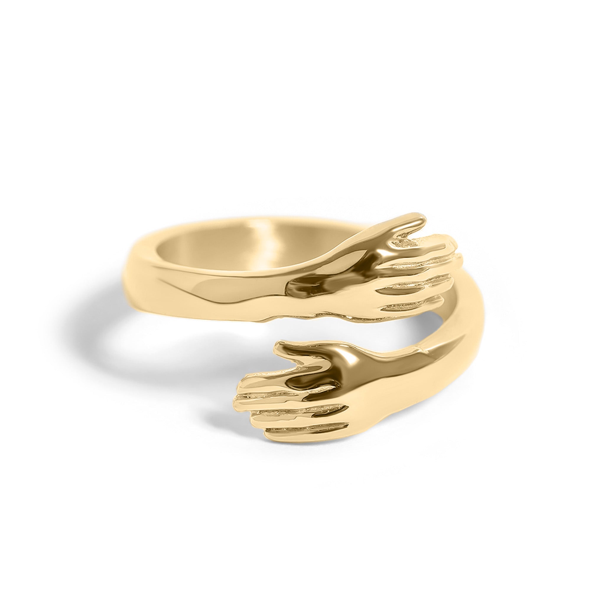 Gold Hug Ring – 18K Gold Durable Stainless Steel Ring | Hypoallergenic Jewelry Gift - Ring | Sunflower Soul Boutique