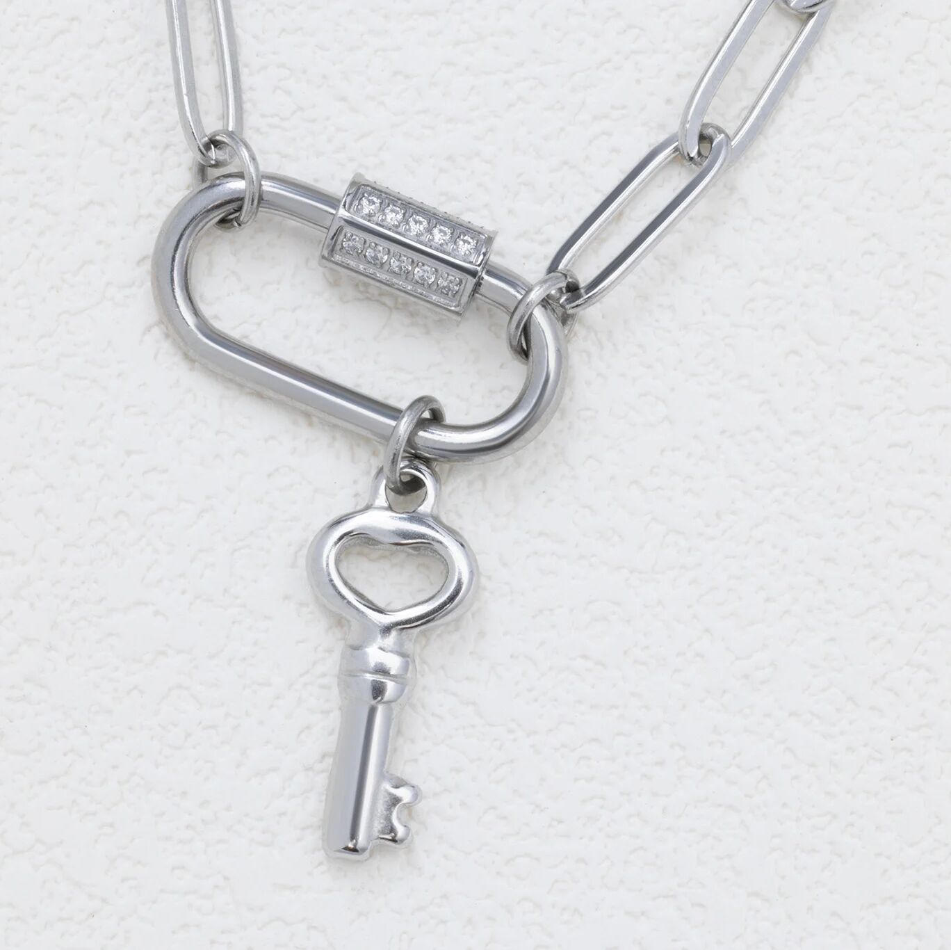 Gold Key Charm - 18K Gold PVD Stainless Steel Lightweight Symbolic Pendant - Charms | Sunflower Soul Boutique