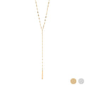 Y-Shaped Blank Bar Pendant Lariat Necklace