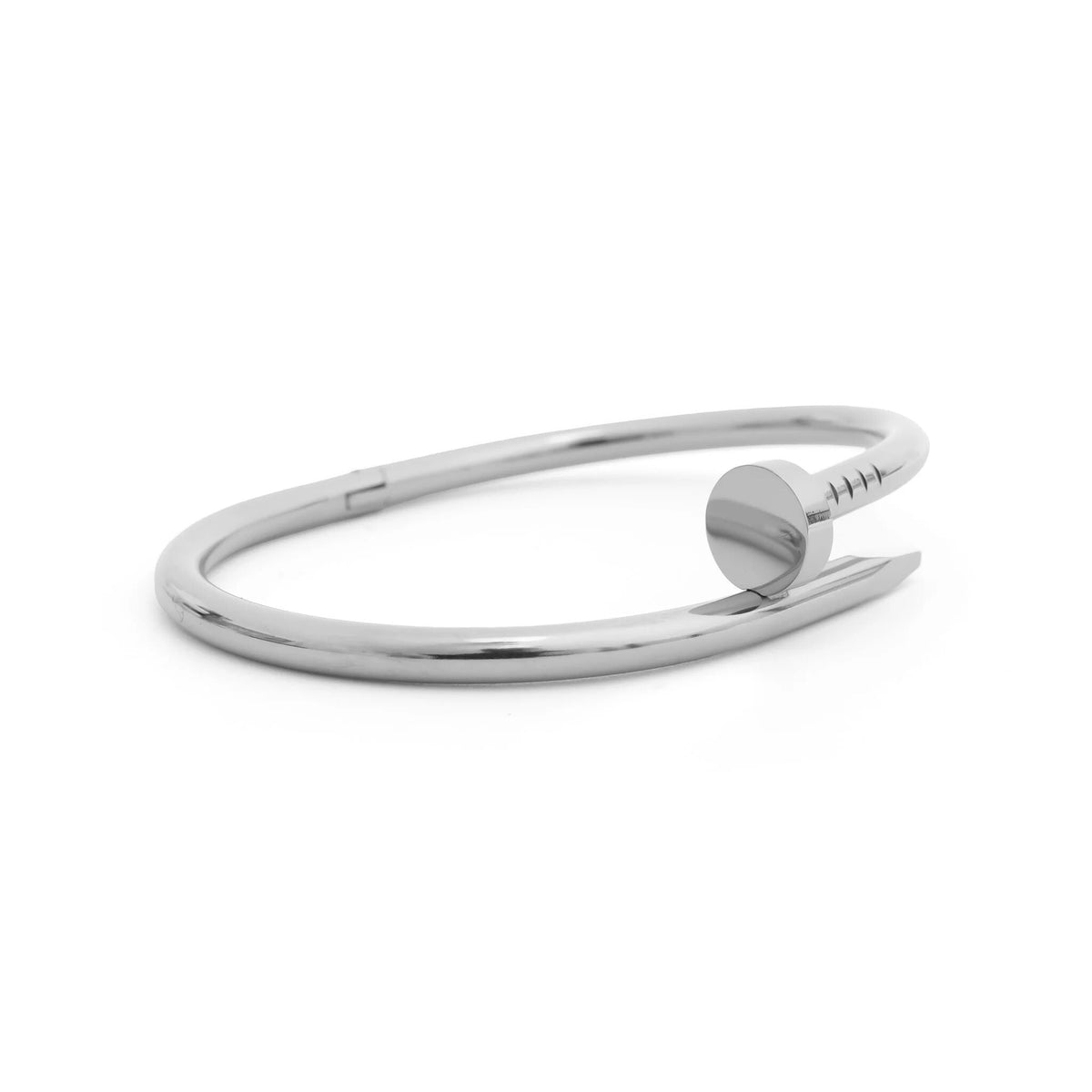 Gold Nail Bangle – 18K Gold Bracelet | Stainless Steel Bangle Scratch Resistant - Bracelets | Sunflower Soul Boutique