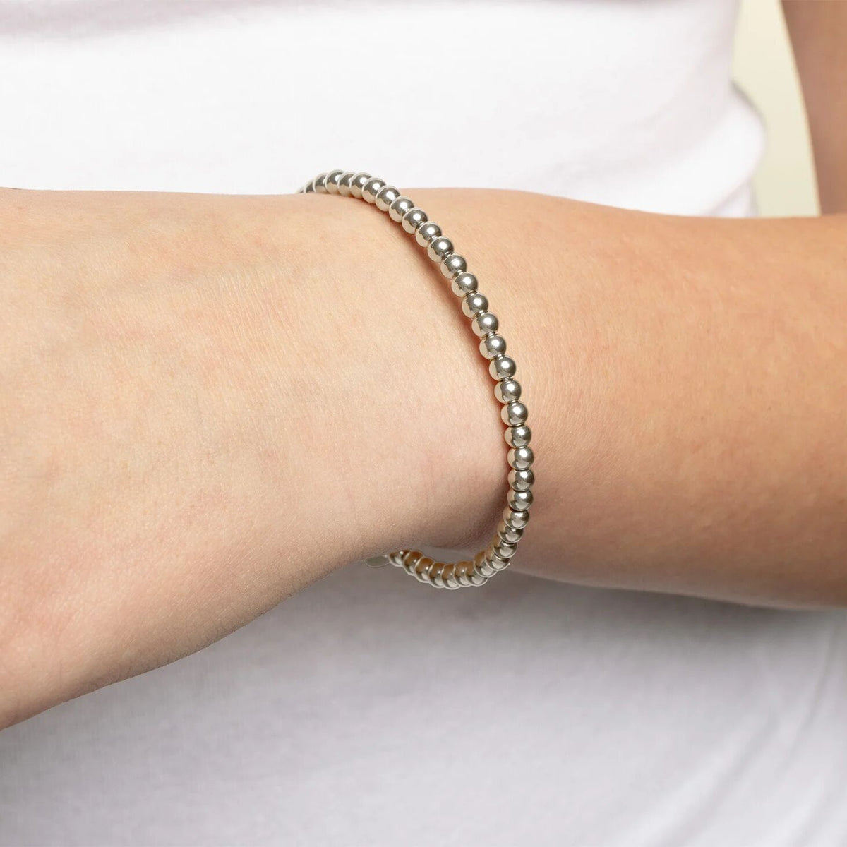 Gold Nail Bangle – 18K Gold PVD Stainless Steel Beaded Nail Bracelet - Bracelets | Sunflower Soul Boutique