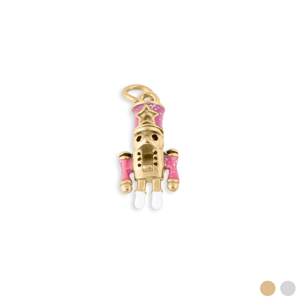Wholesale Jewelry 18K Gold PVD Stainless Steel Nut Cracker Charm- gold main 