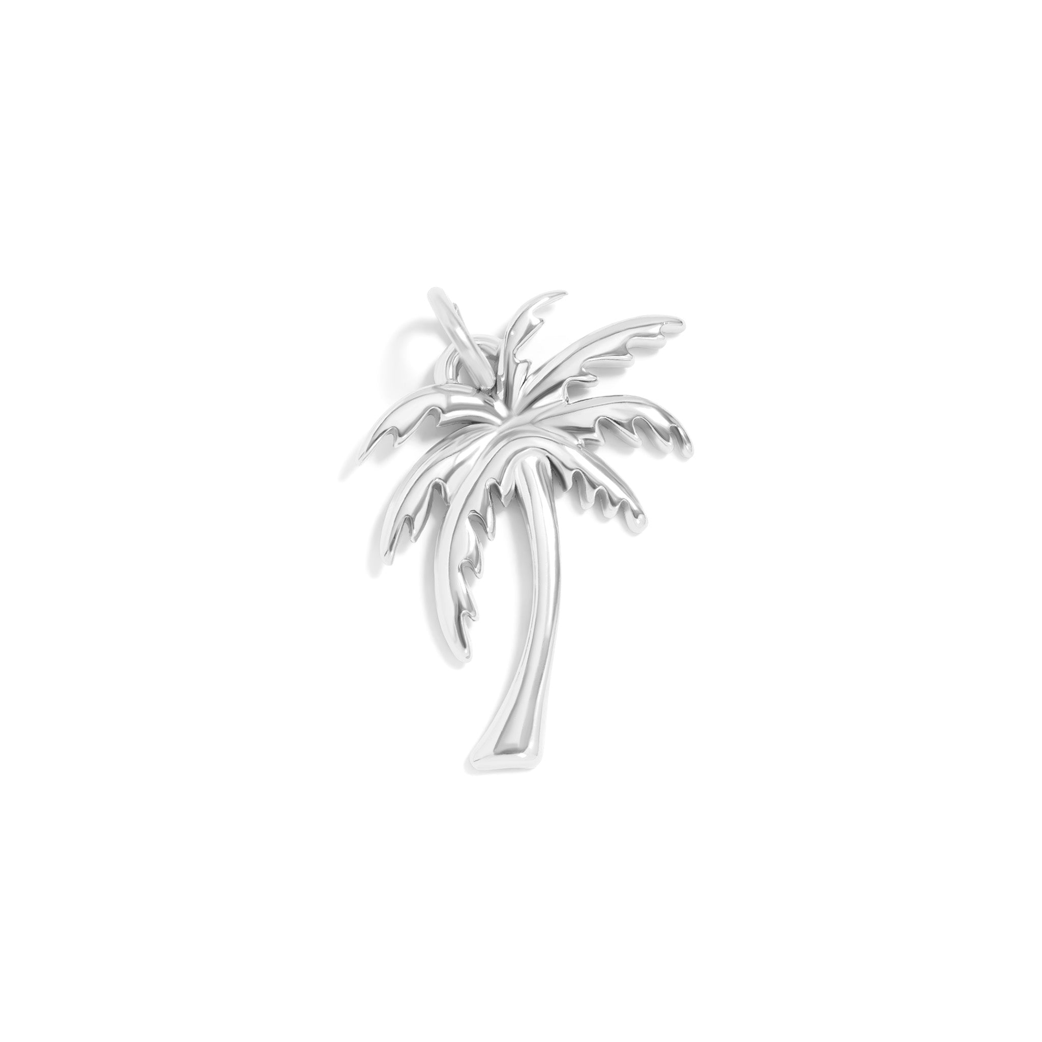 Gold Palm Tree Charm – 18K Gold PVD Stainless Steel | Hypoallergenic Pendant - Charms | Sunflower Soul Boutique