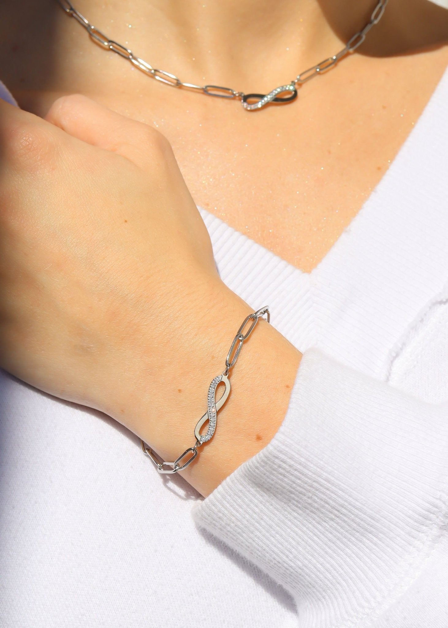Gold Paperclip Bracelet – Adjustable 18K Gold PVD Stainless Steel Chain - | Sunflower Soul Boutique