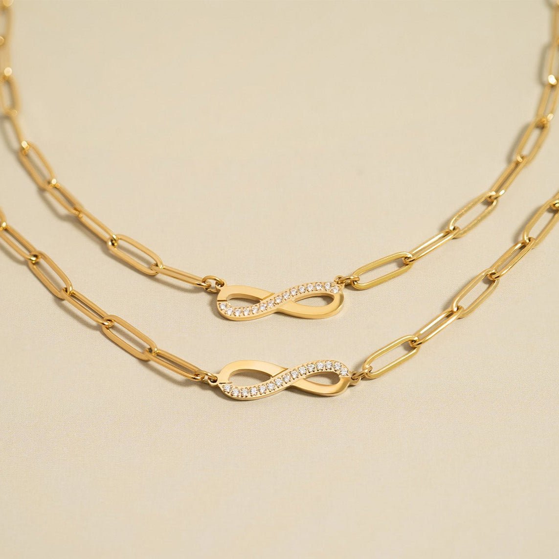Gold Paperclip Bracelet – Adjustable 18K Gold PVD Stainless Steel Chain - | Sunflower Soul Boutique