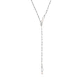 Gold Paperclip Necklace – 18K Gold Jewelry | Freshwater Pearl & Y Shaped Chain - Necklaces | Sunflower Soul Boutique