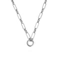 Gold Paperclip Necklace – 18K Gold Stainless Steel Long Charm Holder Chain - Necklaces | Sunflower Soul Boutique