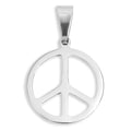 Gold Peace Pendant – 18K Gold PVD Coated Stainless Steel Charm Necklace - Pendants | Sunflower Soul Boutique