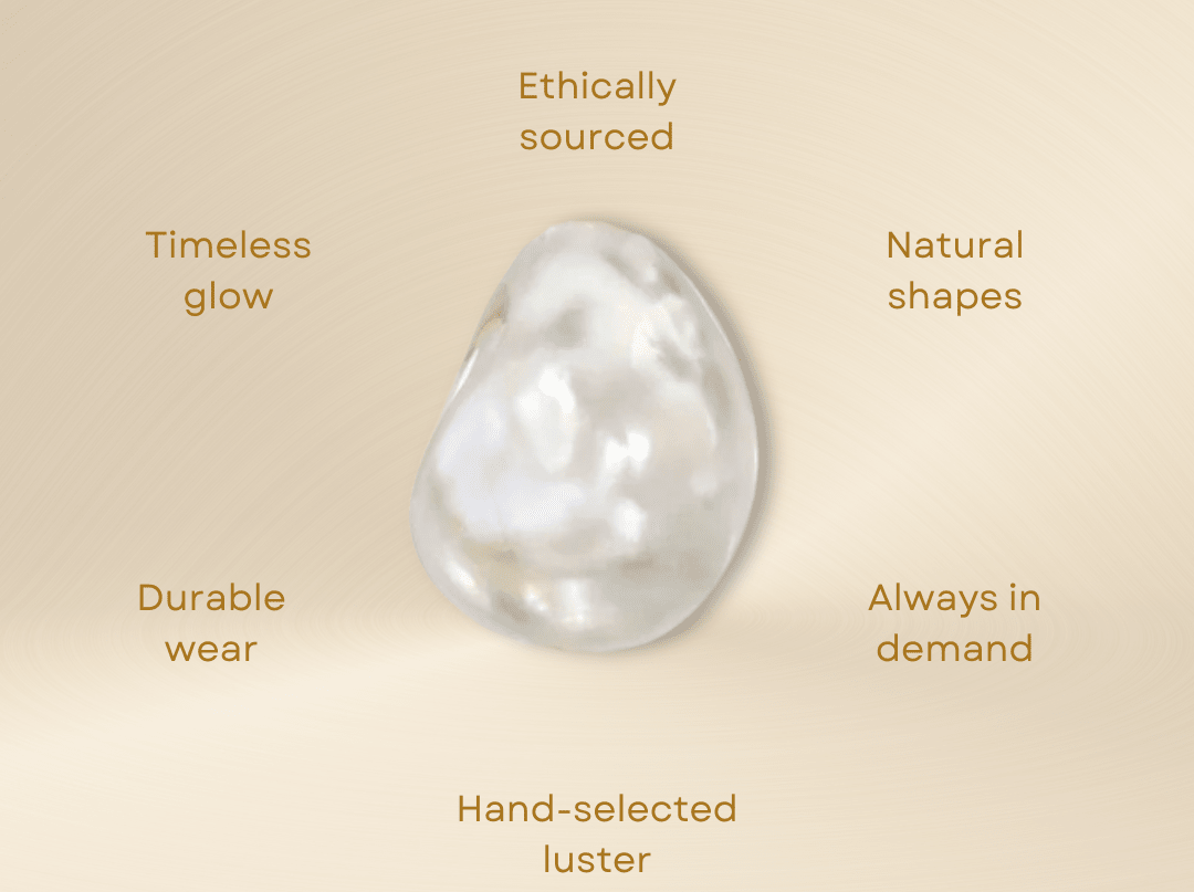 Gold Pearl Bow Charm – 18K Gold Pendant | Hypoallergenic Stainless Steel Charm - charm | Sunflower Soul Boutique