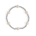 Gold Pearl Bracelet – 8mm Stretch Adjustable Fine Jewelry Accessory - Bracelets | Sunflower Soul Boutique