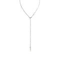 Gold Pearl Necklace – 18K Gold Jewelry Y Chain With Timeless Pendant - Necklaces | Sunflower Soul Boutique