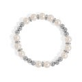 Gold Pearl Stretch Bracelet – 8mm Glass Pearls | Tarnish Resistant Gold Design - Bracelets | Sunflower Soul Boutique