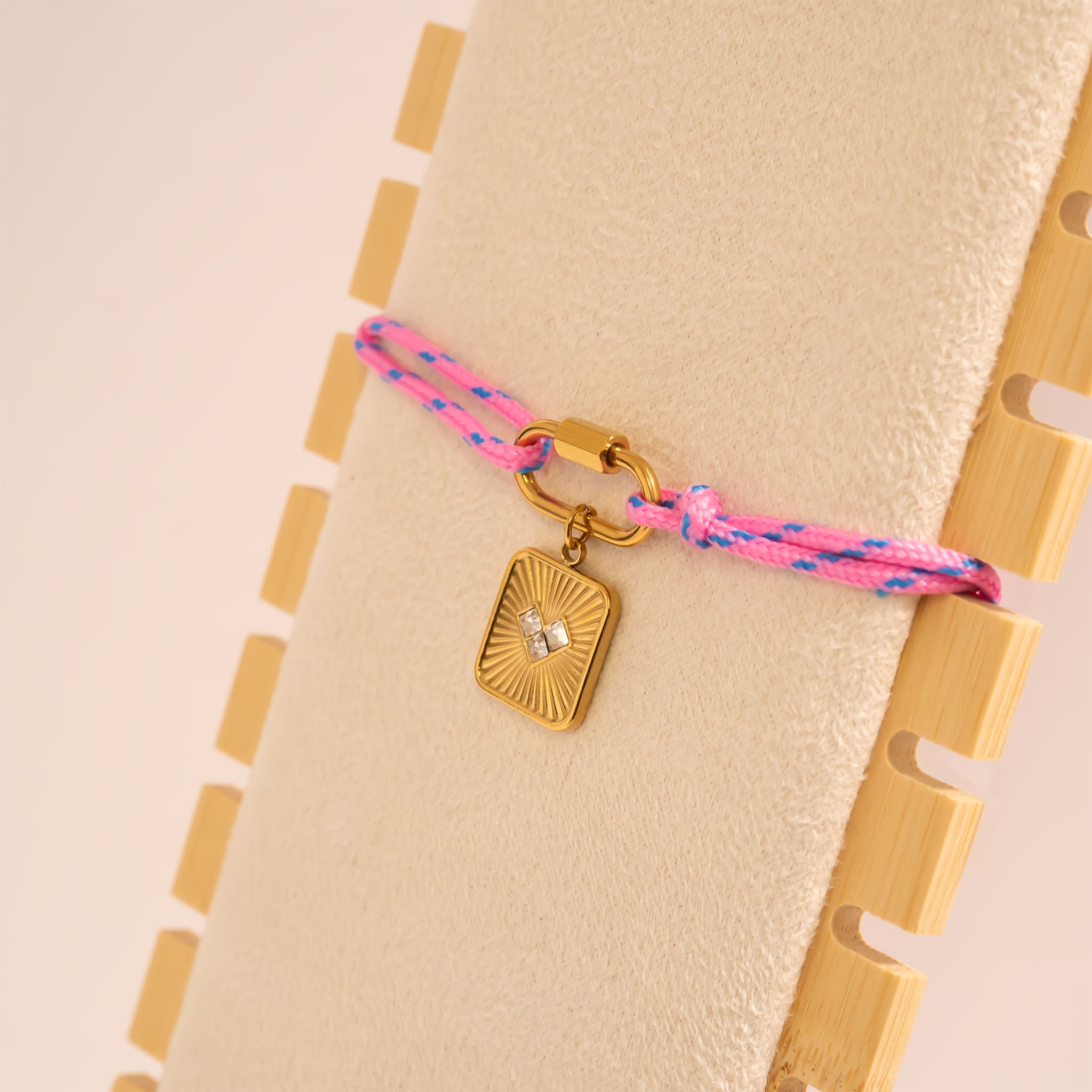 Gold Rope Bracelet – Adjustable Carabiner, Durable PVD Gold Jewelry - Bracelets | Sunflower Soul Boutique