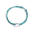 Gold Rope Bracelet – Adjustable Teal Charm Holder | 18K Gold Jewelry - Bracelets | Sunflower Soul Boutique