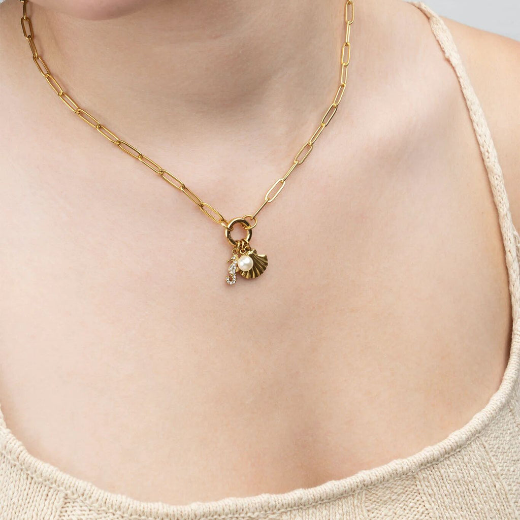 Gold Seahorse Charm – 18K Gold Plating | Tarnish Resistant Ocean Jewelry - Charms | Sunflower Soul Boutique