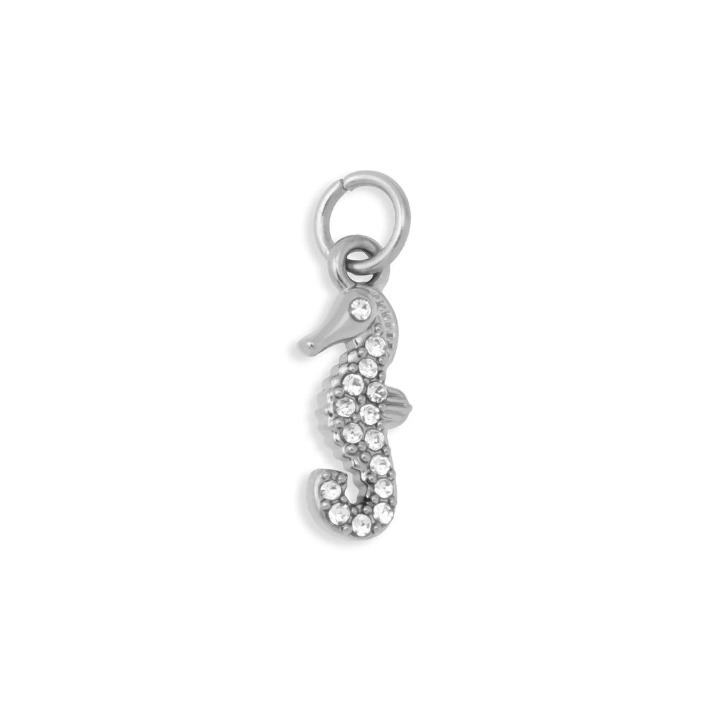 Gold Seahorse Charm – 18K Gold Plating | Tarnish Resistant Ocean Jewelry - Charms | Sunflower Soul Boutique