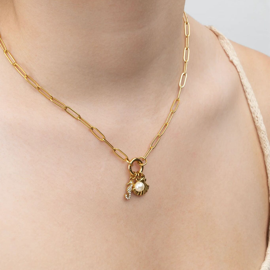 Gold Seahorse Charm – 18K Gold Plating | Tarnish Resistant Ocean Jewelry - Charms | Sunflower Soul Boutique