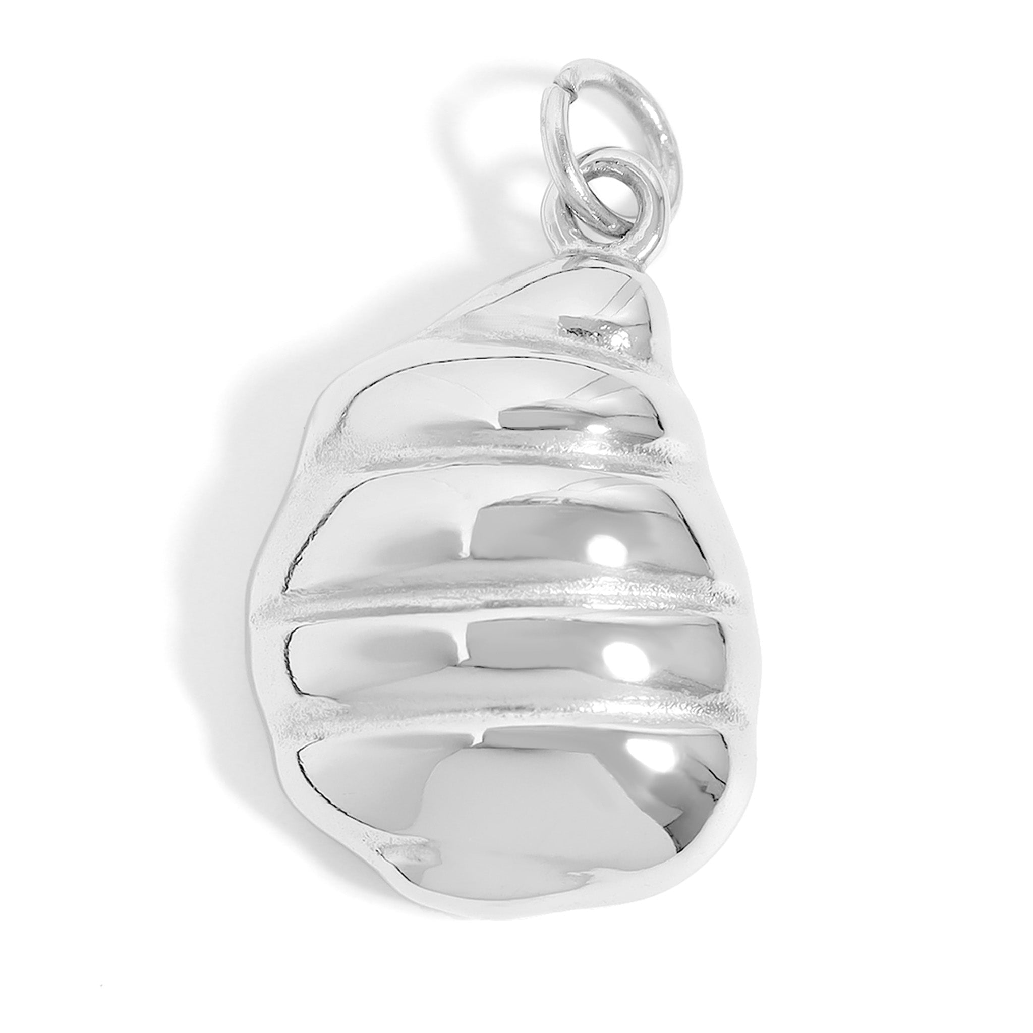 Gold Shell Charm – 18K Gold PVD Pearl Pendant | Waterproof Stainless Steel Jewelry - charm | Sunflower Soul Boutique