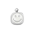 Gold Smiley Charm – Durable Stainless Steel Charm With Pearl Inlay | 18K Gold Jewelry - charm | Sunflower Soul Boutique