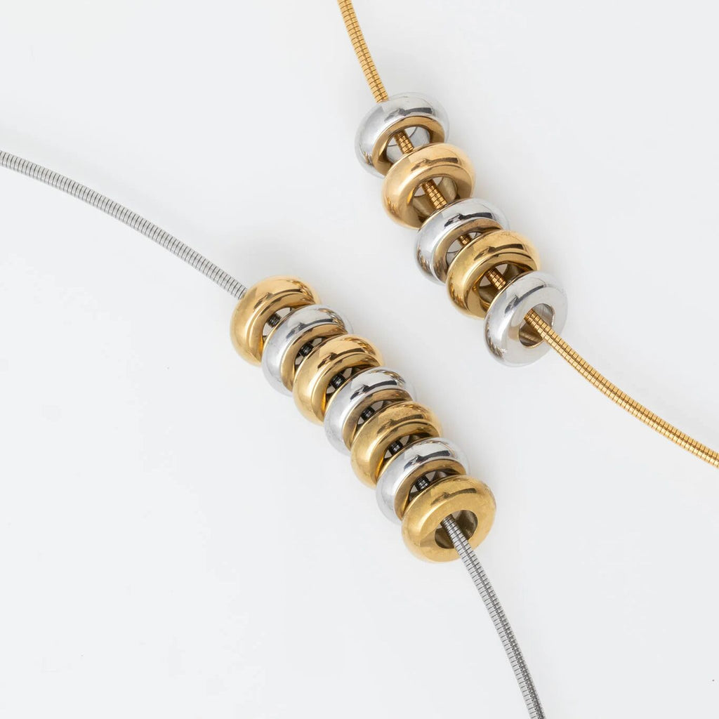 Gold Spacer Bead – 18K Gold Finish Round Spacer for Custom Bracelets - Charms | Sunflower Soul Boutique