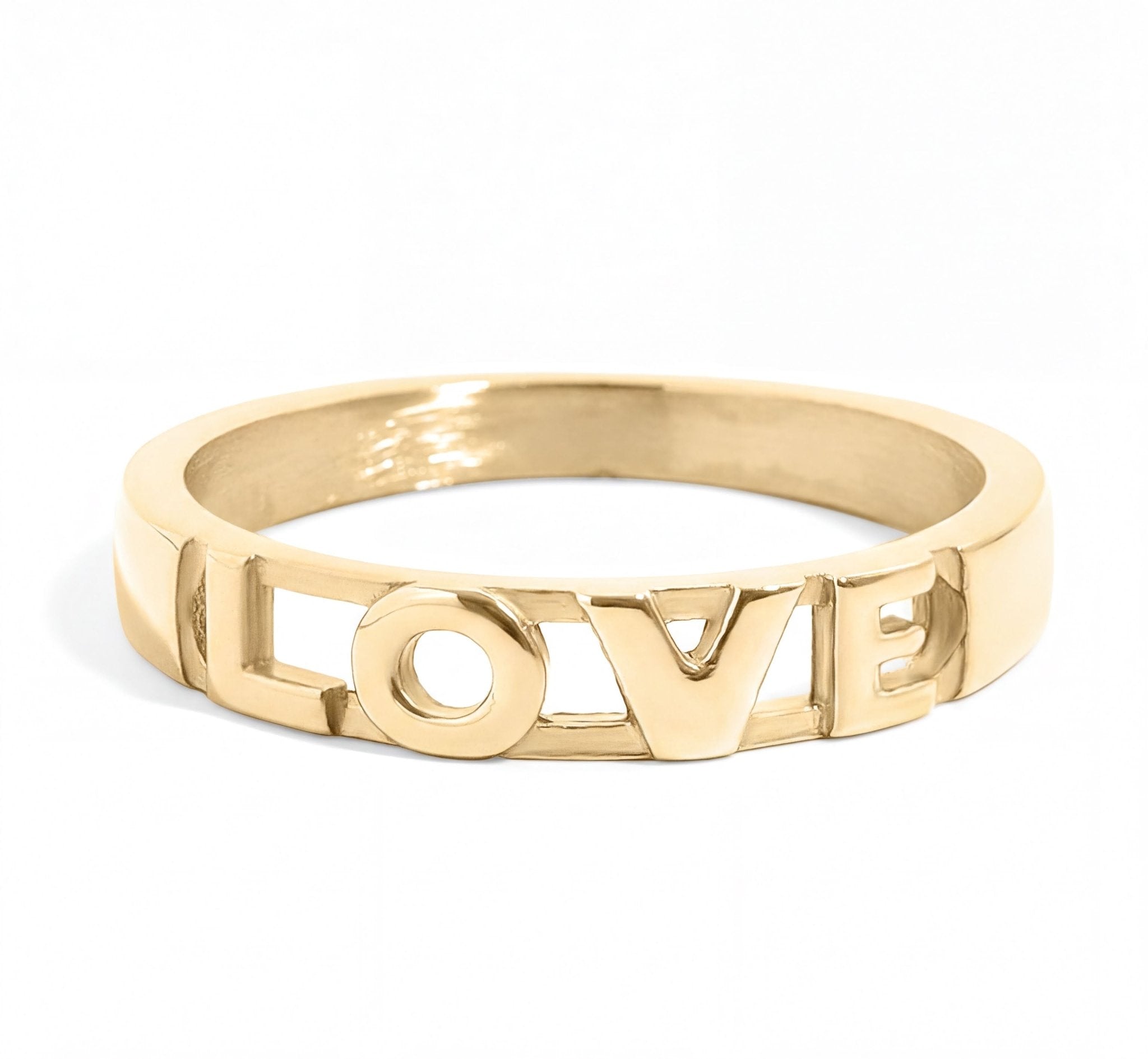 Gold Stacking Ring – 18K Gold Stainless Steel Love Band | Hypoallergenic & Waterproof - Ring | Sunflower Soul Boutique