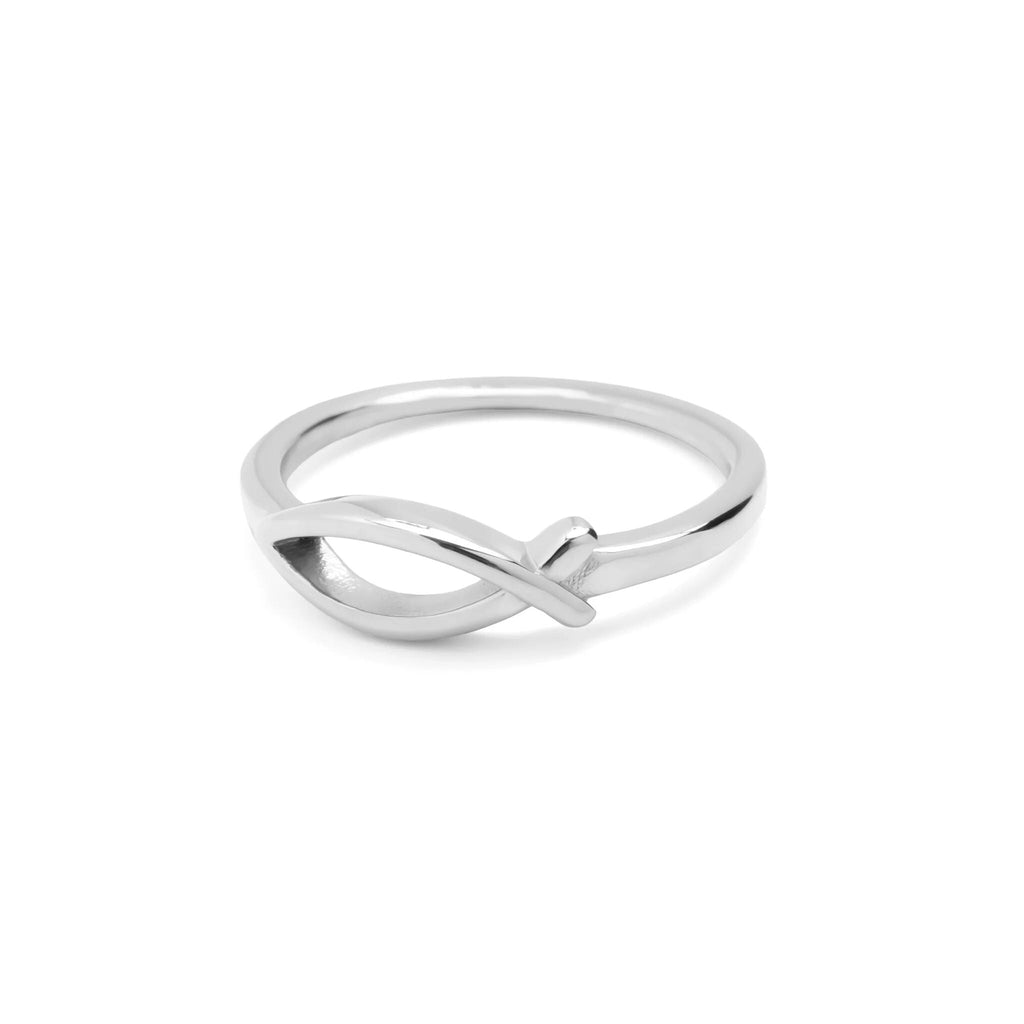 Gold Stacking Ring – Elegant Ichthys Fish Stainless Steel Band for Women - Rings | Sunflower Soul Boutique
