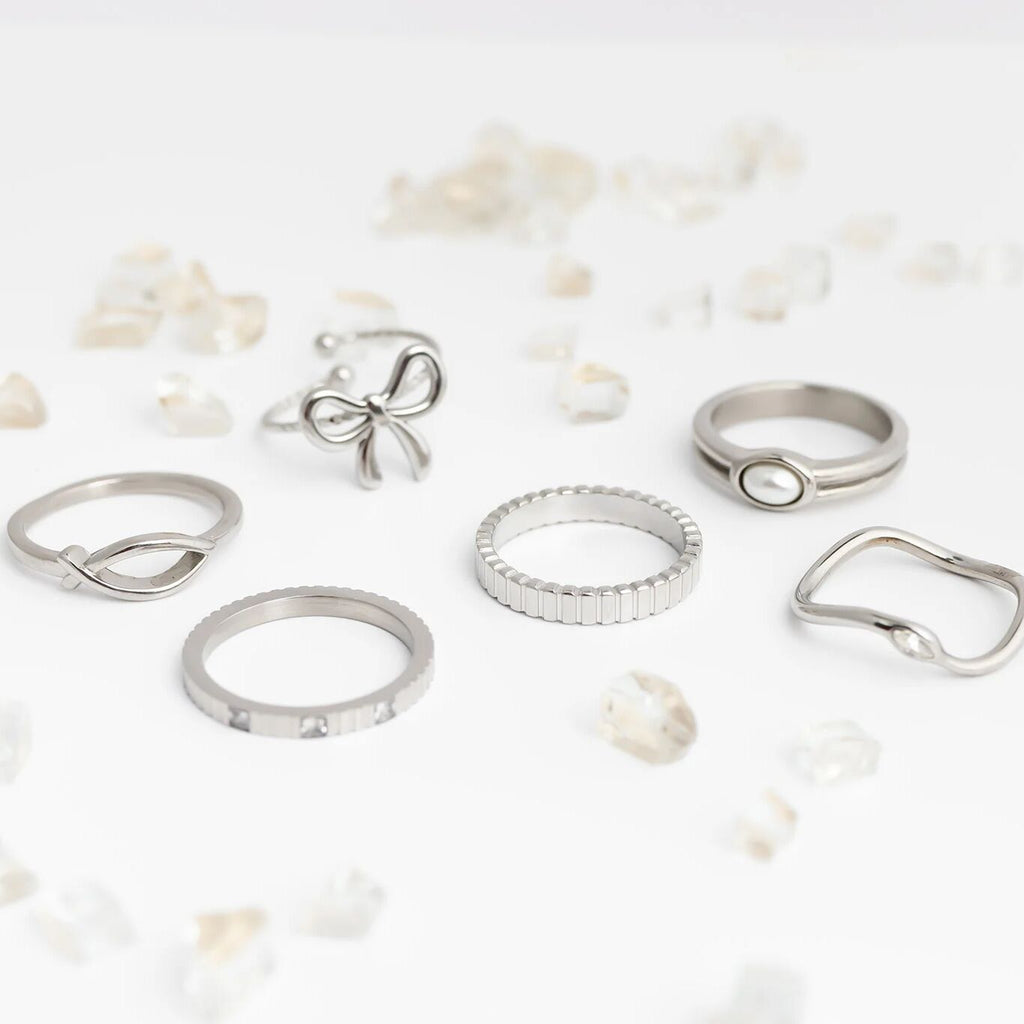 Gold Stacking Ring – Elegant Ichthys Fish Stainless Steel Band for Women - Rings | Sunflower Soul Boutique