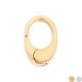 Gold Stainless Steel Carabiner - Mini Oval PVD Gold Coating | Hypoallergenic Jewelry Clasp - Findings | Sunflower Soul Boutique