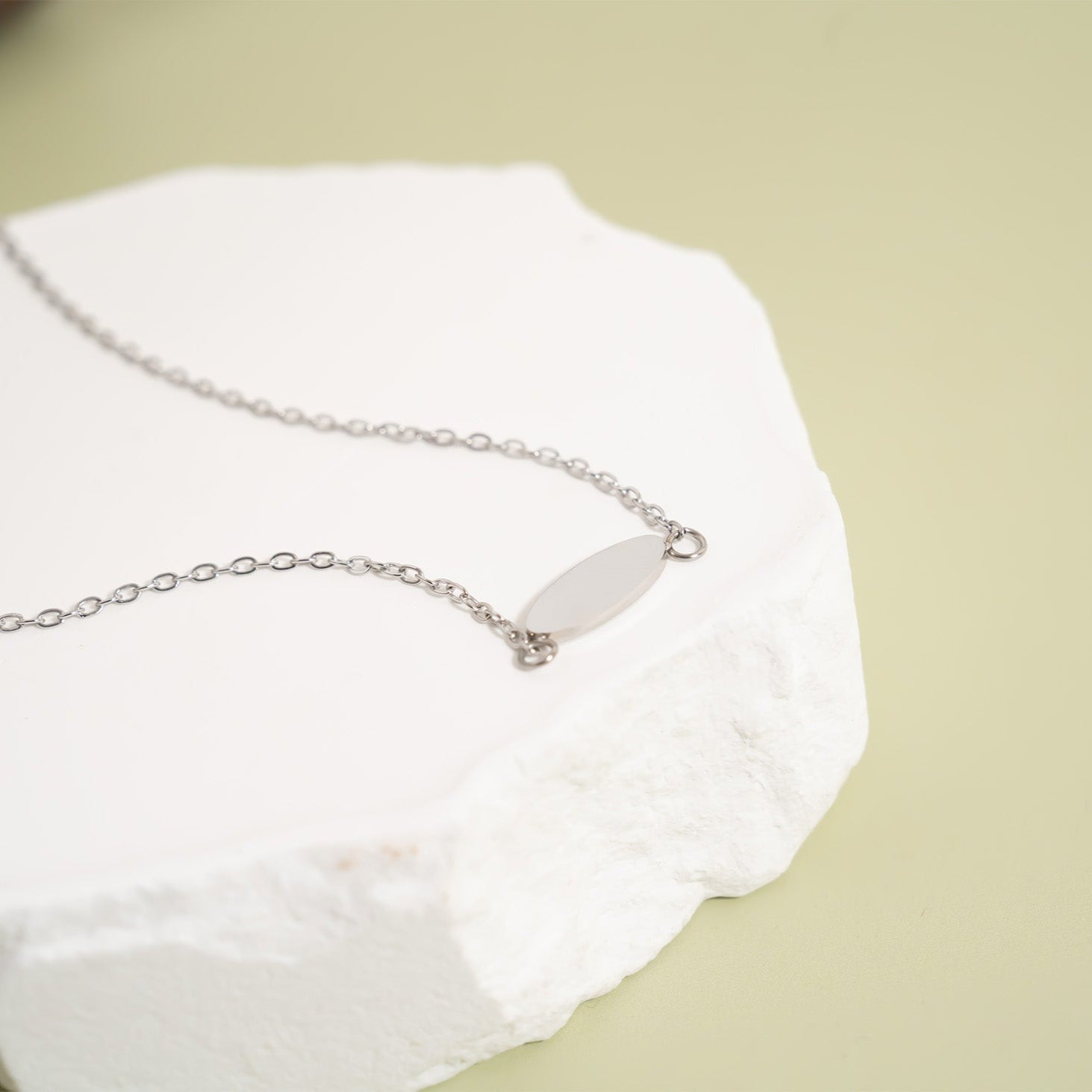 Gold Stainless Steel Necklace – 18K PVD Coated Blank Pendant, Hypoallergenic Jewelry - Necklaces | Sunflower Soul Boutique
