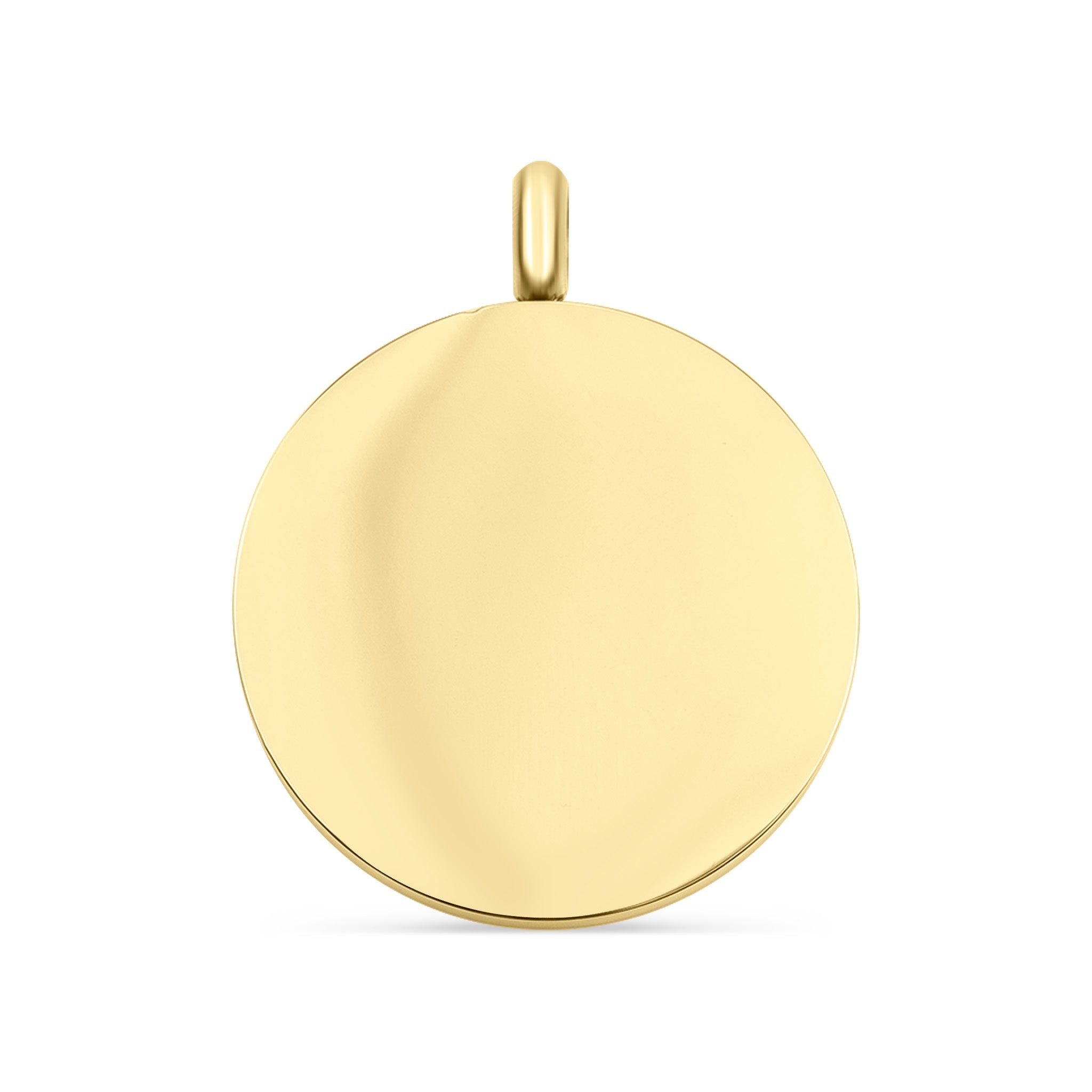 Gold Stainless Steel Pendant – Engraving Pendant with PVD Gold Coating Finish - charm | Sunflower Soul Boutique