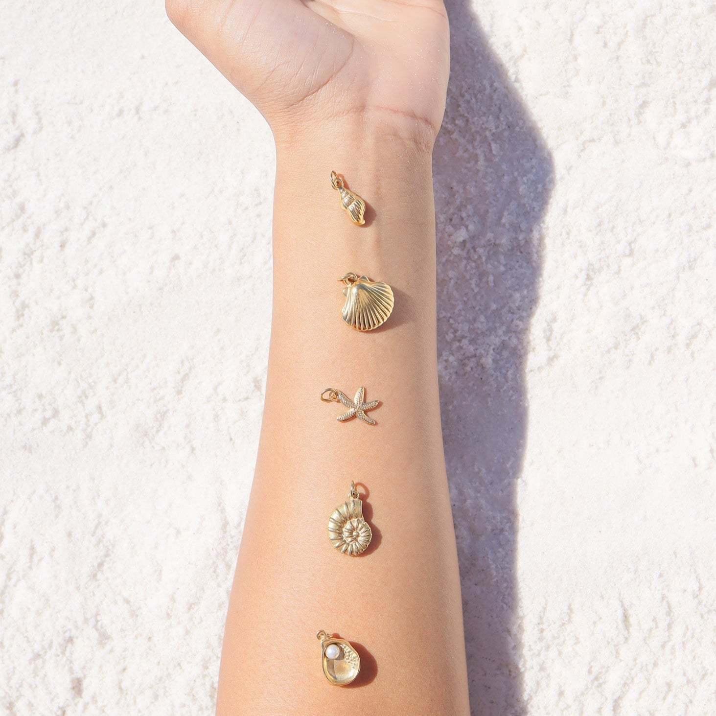Gold Starfish Charm – Durable Stainless Steel Charm | 18K Gold Pendant - charm | Sunflower Soul Boutique