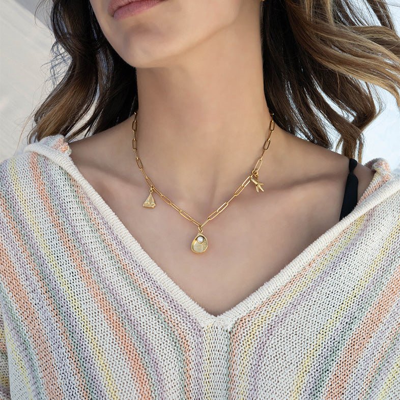 Gold Starfish Charm – Durable Stainless Steel Charm | 18K Gold Pendant - charm | Sunflower Soul Boutique