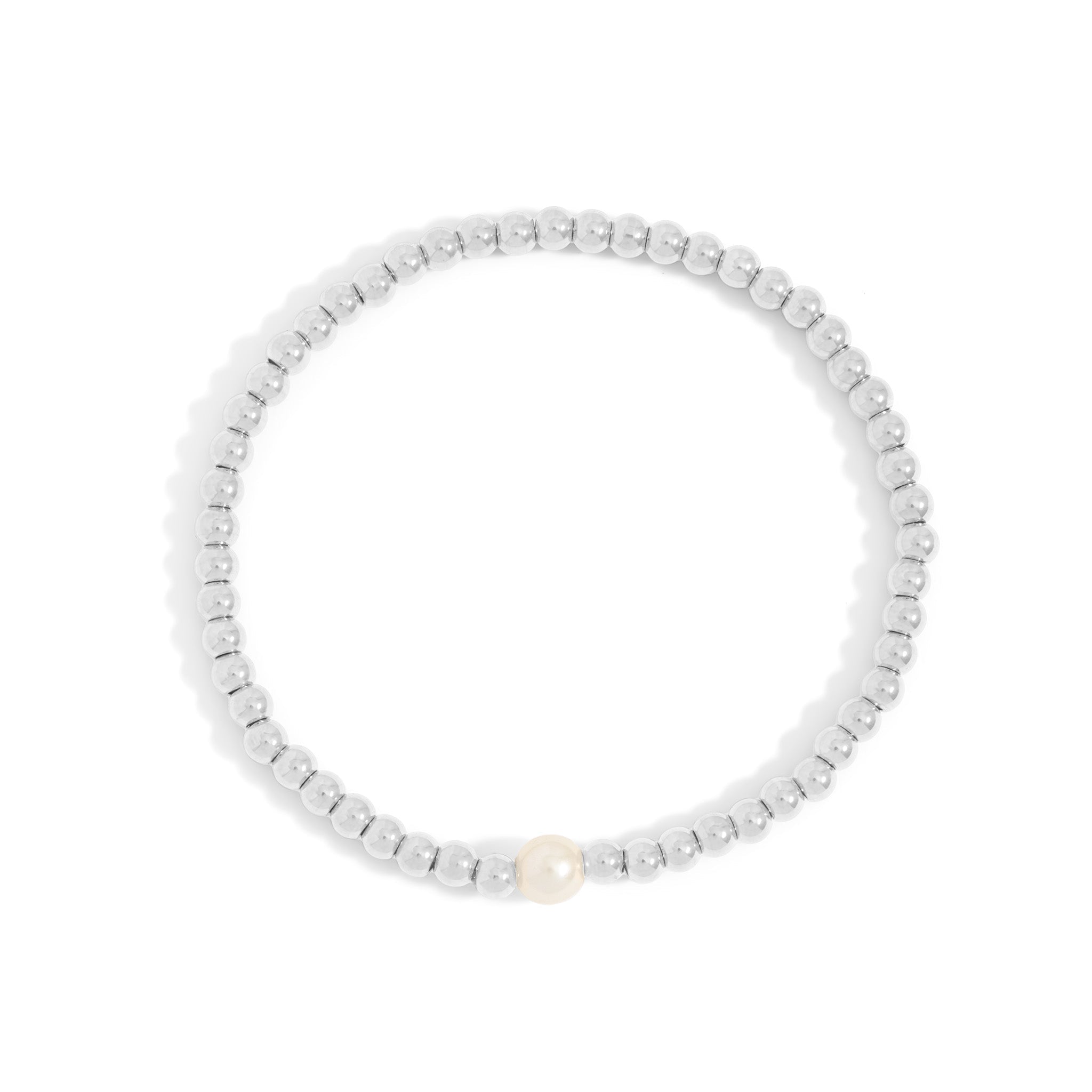 Gold Stretch Bracelet – Adjustable Pearl Bracelet | Surgical Grade Steel Jewelry - Bracelets | Sunflower Soul Boutique