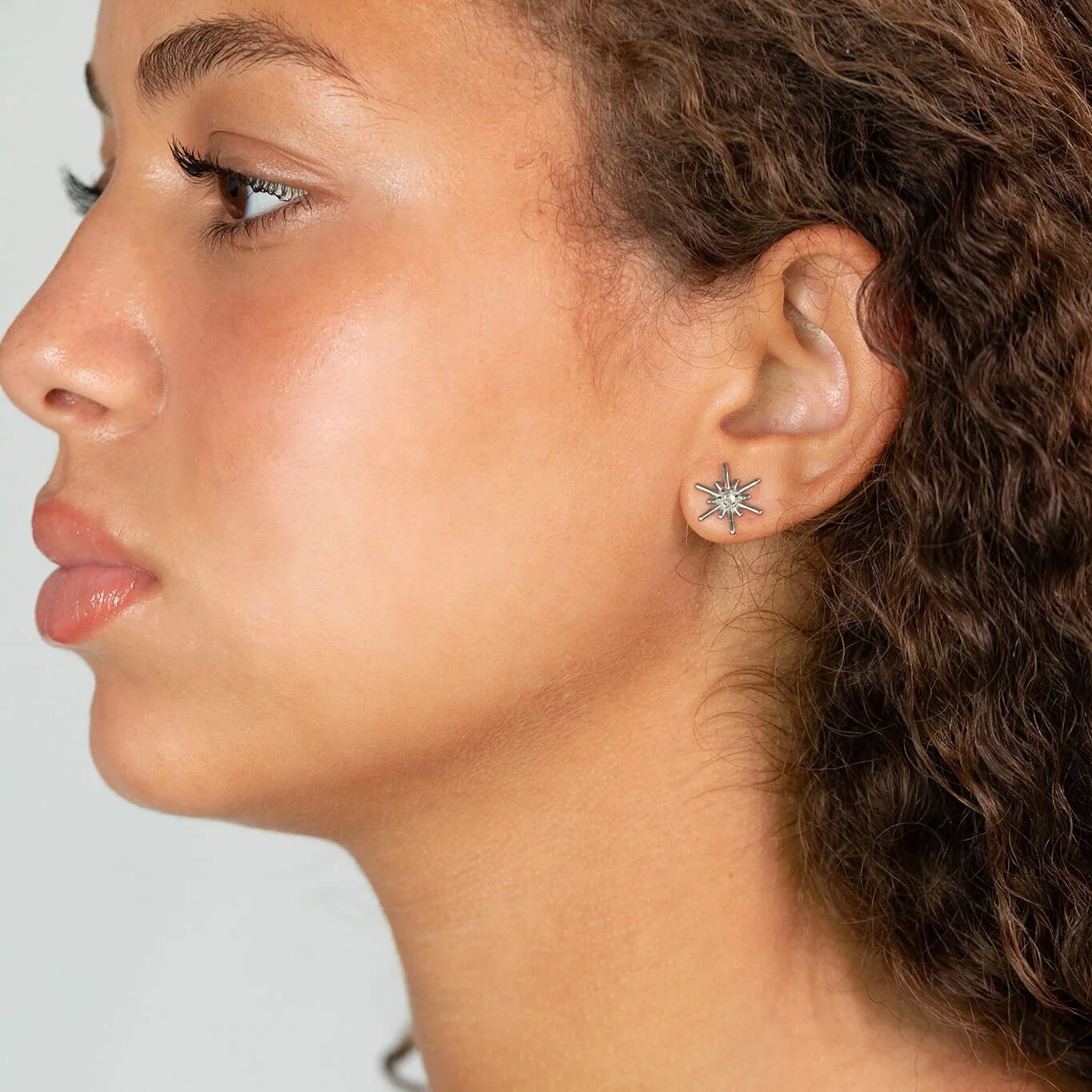 Gold Stud Earrings – 18K Gold Plated Studs with Firework Cubic Zirconia Design - Earrings | Sunflower Soul Boutique
