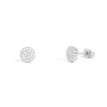 Gold Stud Earrings – 18K Gold Plating | Stainless Steel Pave Stone Studs - Earring | Sunflower Soul Boutique