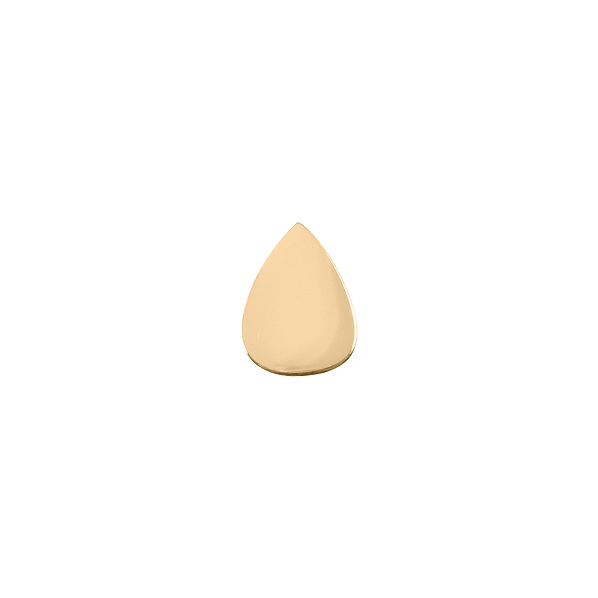 Mini Teardrop Pendant | Stainless Steel Charm | PVD Coated Jewelry Gift