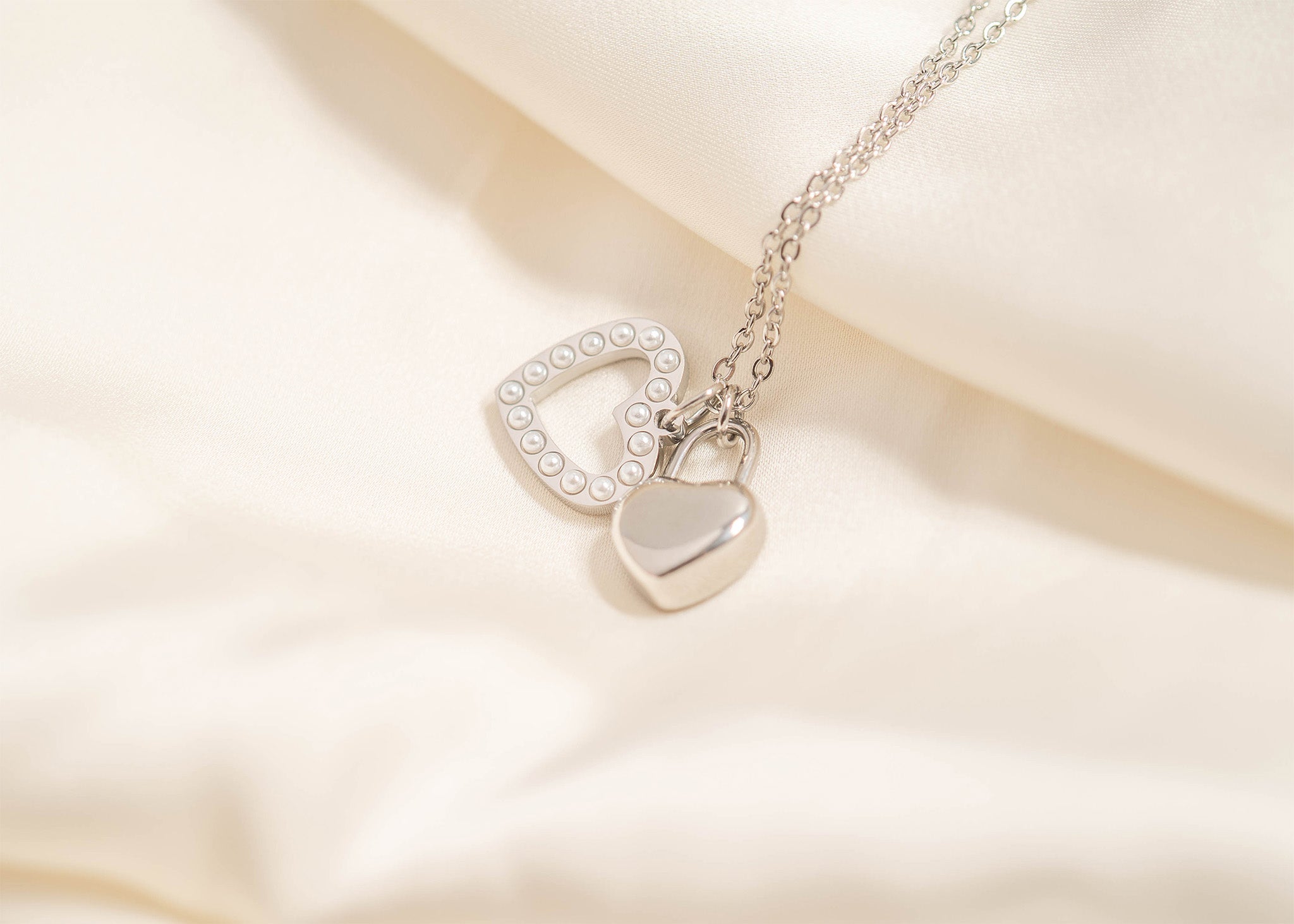 Heart Padlock Charm – 18K Gold PVD Coated Stainless Steel Hypoallergenic Jewelry - charm | Sunflower Soul Boutique
