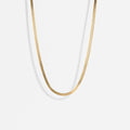 Herringbone Chain Necklace – 18K Gold Flat Waterproof Stainless Steel Jewelry - Chain | Sunflower Soul Boutique